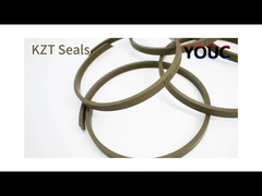 2024 PTFE Guide Rings KZT Wear Ring Dust Seals Untuk Excavator Brown Pekerjaan Konstruksi