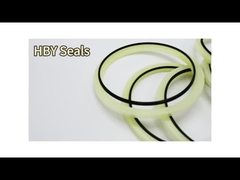 HBY 110 X 125.5 X 6MM Rod Buffer Seal Urethane PU Dengan Backup Ring Rubber Seal