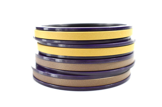 Brown PTFE Bronze NBR POM Ring SPGW Back Up Ring Untuk Silinder Hidraulik Excavator
