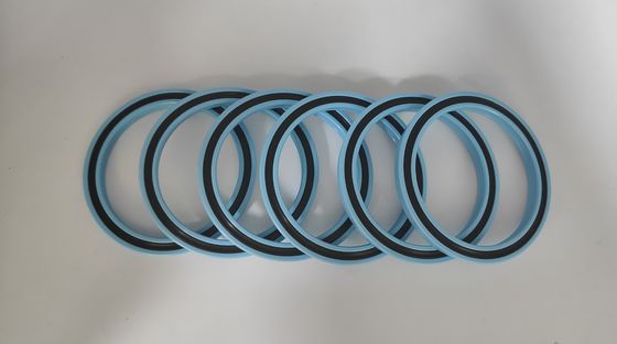 Volvo Hidraulik Rod Seal Polyurethane PU Oil Tahan OEM Langit Blue Seal Kit