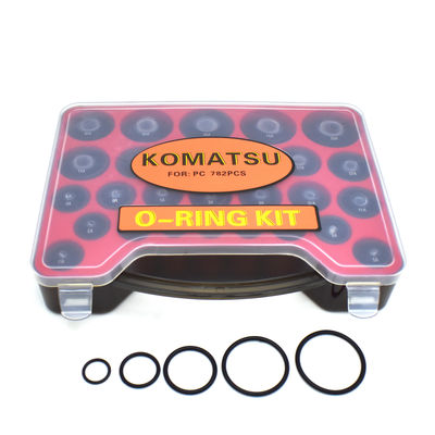 KIT O-RING KOMATSU Model PC 782PCS Untuk Excavator Komatsu Hitachi Brand Kotak Oring Tahan Tinggi